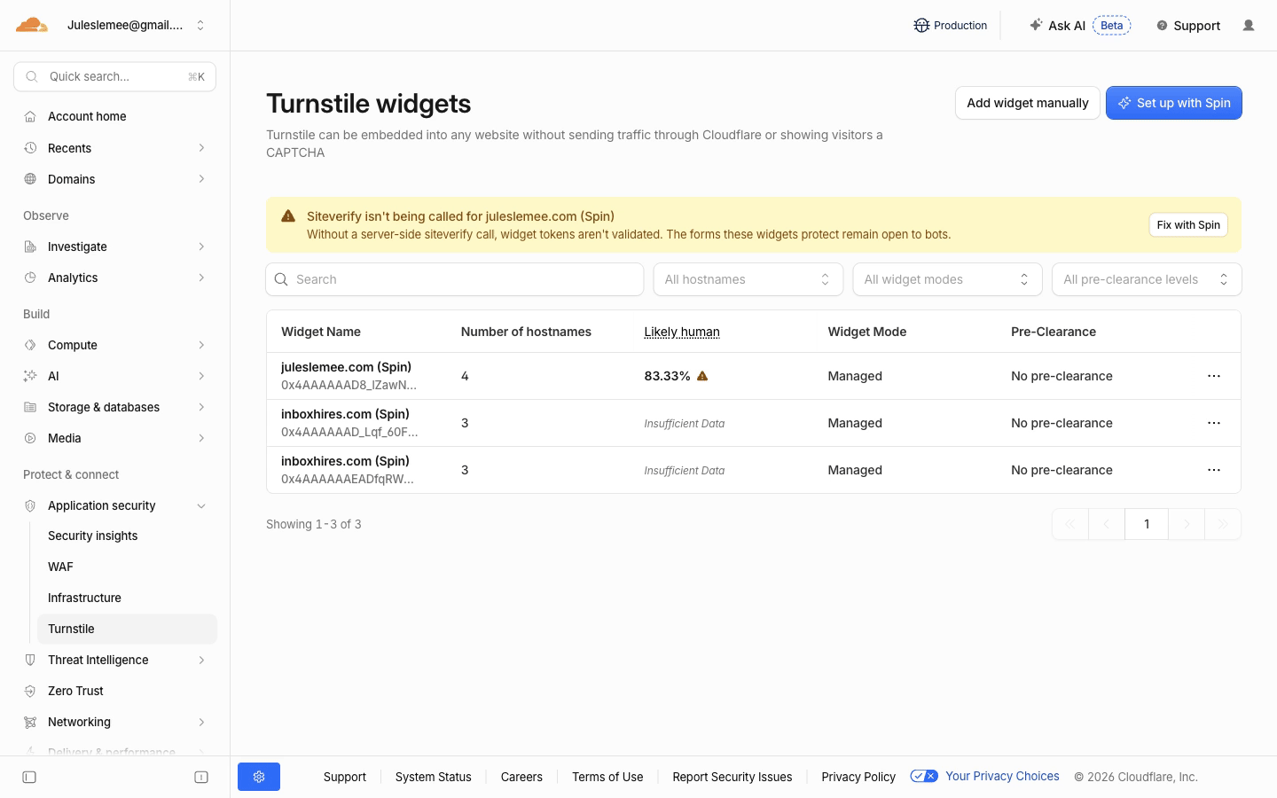Use Spin to fix the implementation of existing widgets.