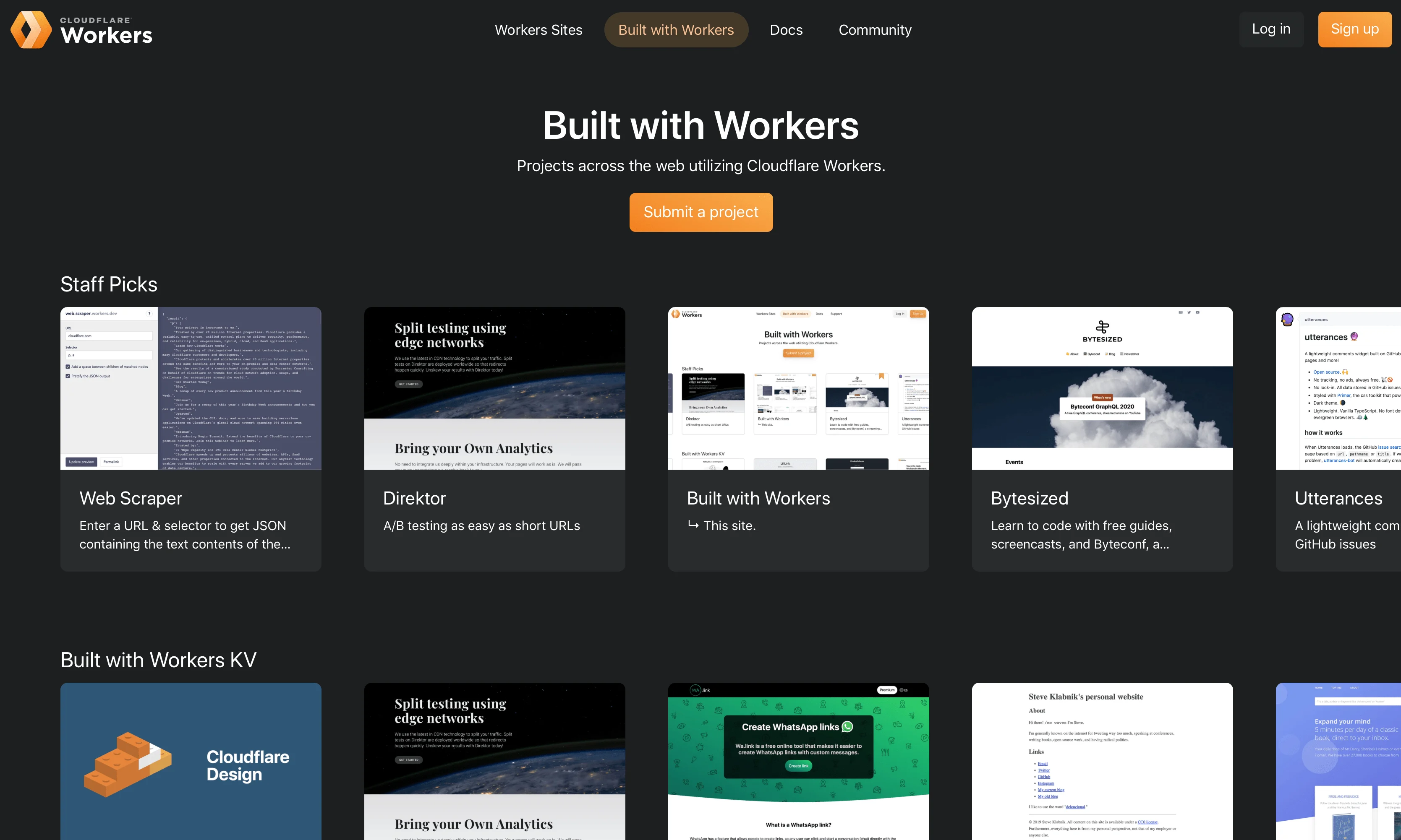 JAMstack at the Edge: How we built Built with Workers… on Workers Meta Image