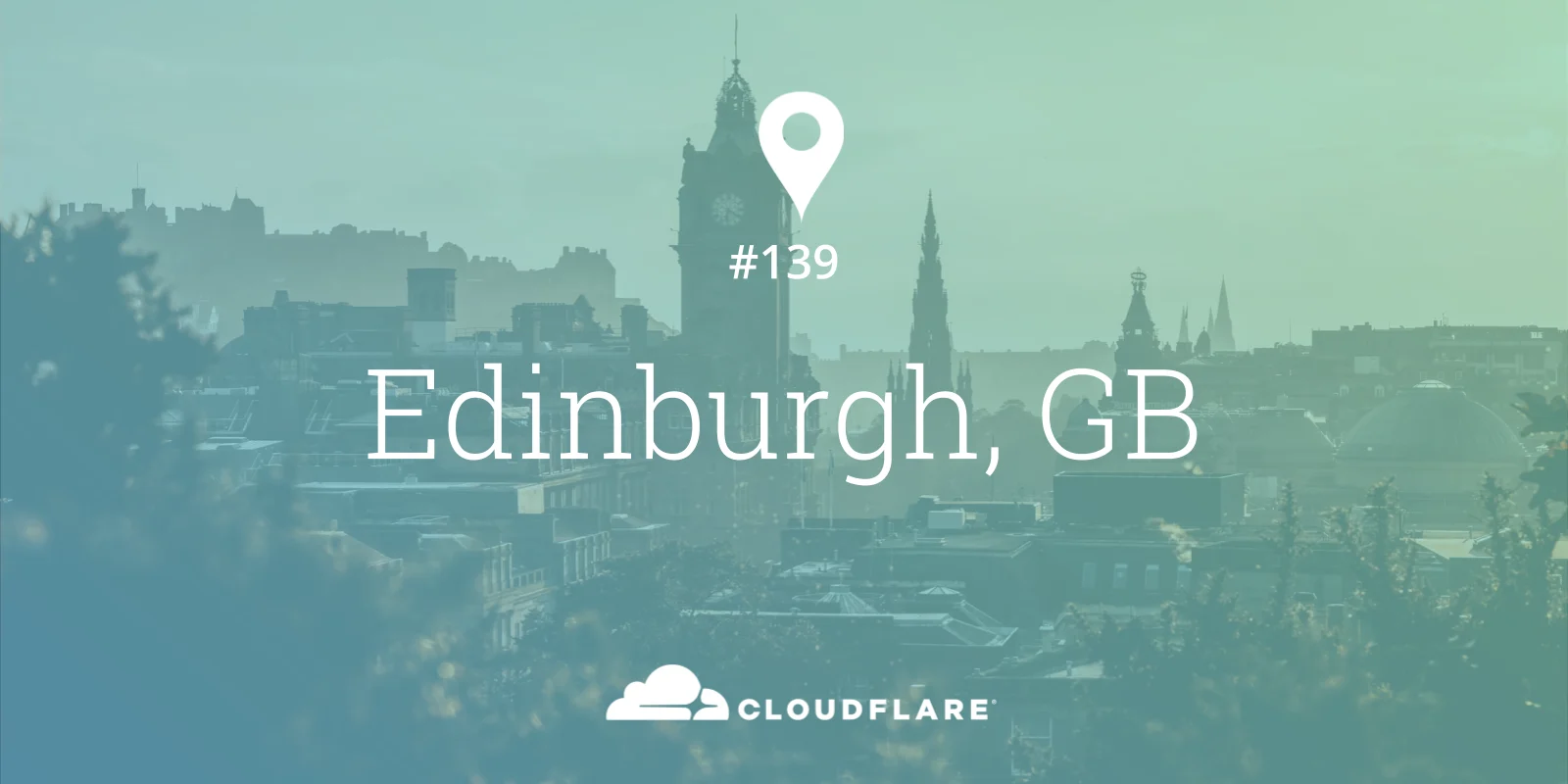 Edinburgh: 139th Cloudflare city
