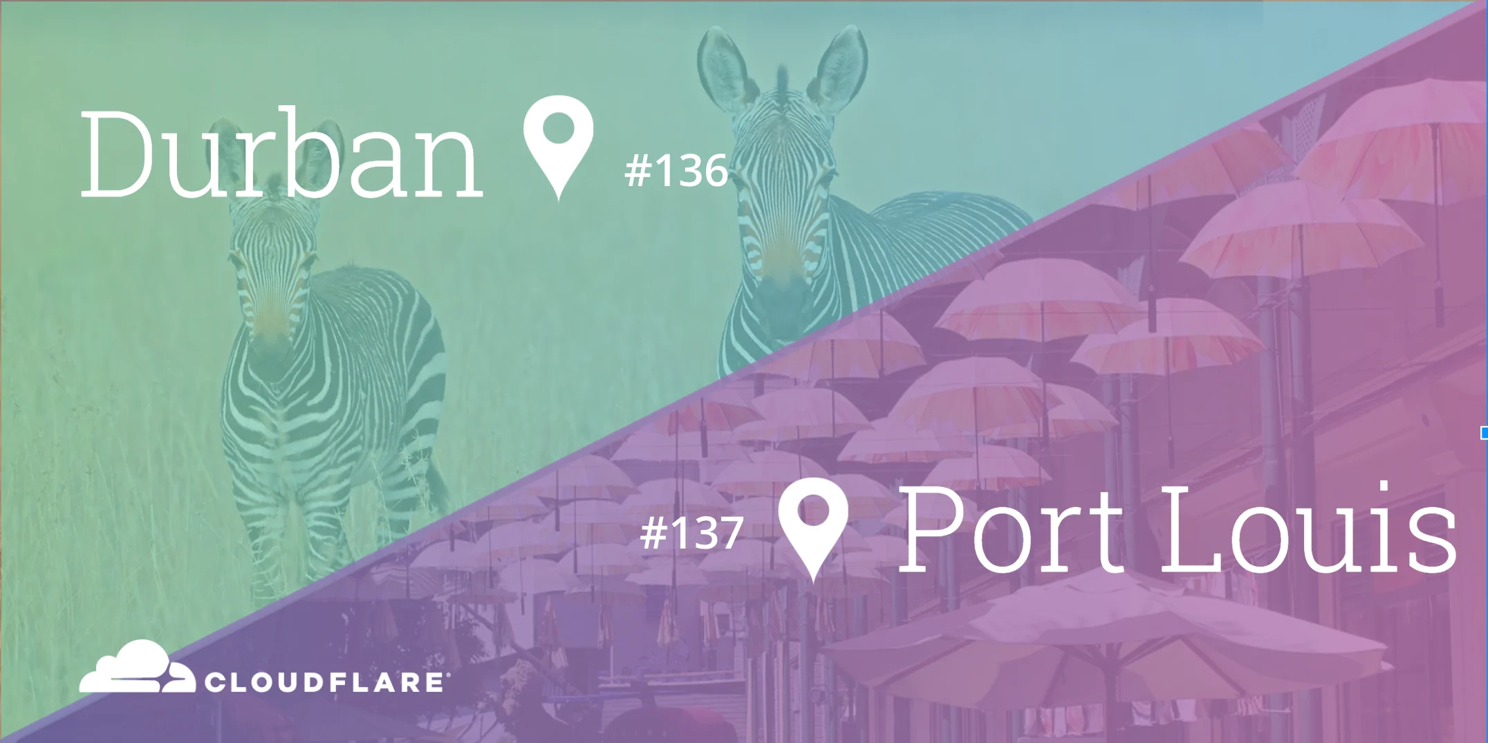 Cloudflare Global Network Spans 137 Cities:
Launching Durban and Port Louis Data Centers