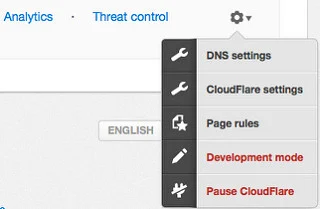 Check out CloudFlare's New UI